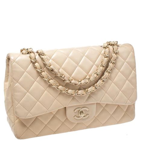 chanel cream flap bag|Chanel full flap bag.